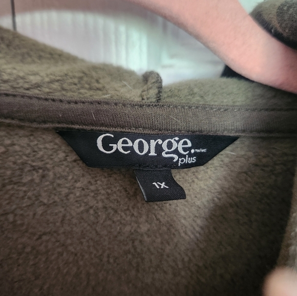 George  Plus Women's Printed Hooded Dress Size 1x - Picture 7 of 10